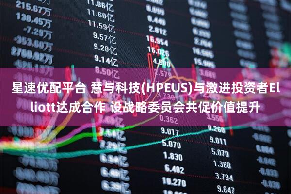 星速优配平台 慧与科技(HPEUS)与激进投资者Elliott达成合作 设战略委员会共促价值提升